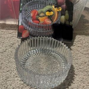 Crystal Clear Glass Bowl